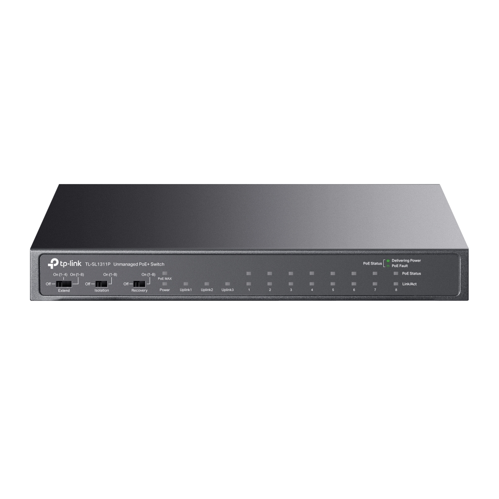 TP-Link Poe Switch 8 Port ( 8FE + 2GE+ 1GE SFP Port) TL-SL1311P view 6